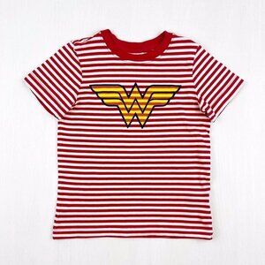 Hanna Andersson Justice League Wonder Woman Sueded Cotton Tee 110 (5)